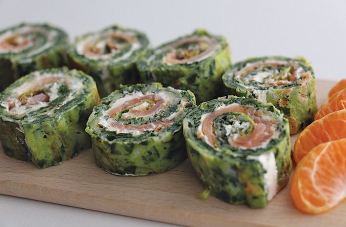 Lachs Spinat Rolle | My Healthy Kid
