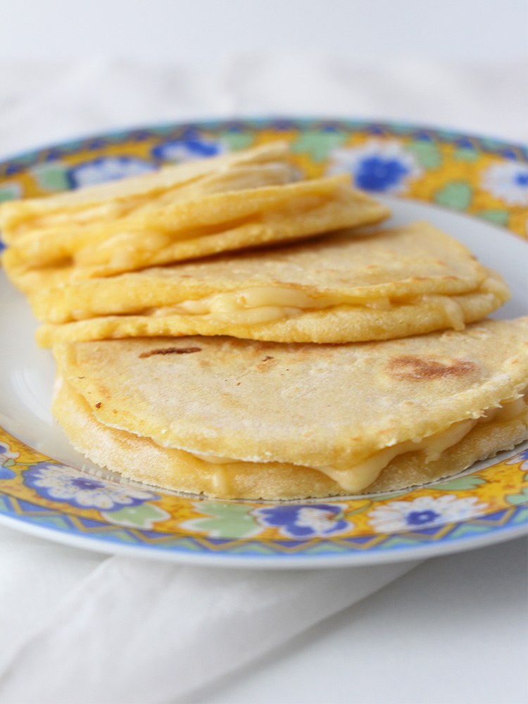 Quesadillas Mit Selbstgemachten Mais Weizen Tortillas My Healthy Kid